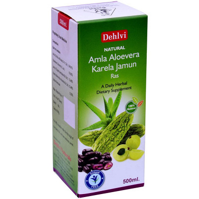 Dehlvi Amla Aloevera Jamun Karela Ras